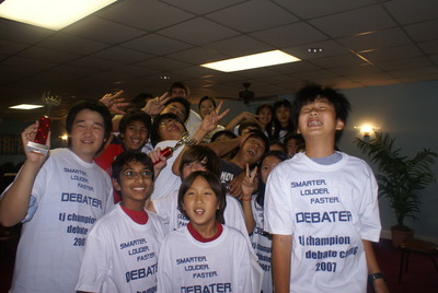 Tj Champion Debate Camp End Of Camp Celebration T-Shirt Photo