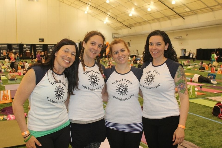 Team Divine Supports Yoga Reaches Out T-Shirt Photo