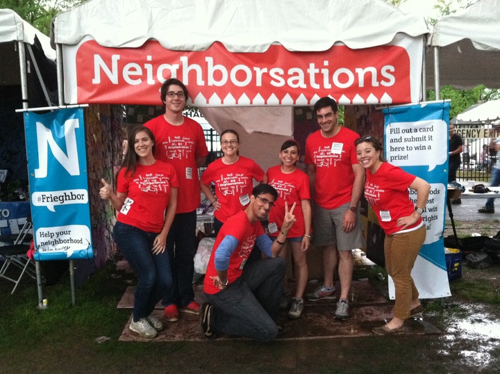 The Neighborsations Team Celebrating At The Sweetlife Festival! T-Shirt Photo