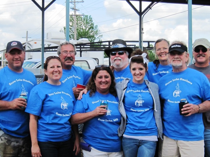 Snow Lake Smokers Bbq Team T-Shirt Photo