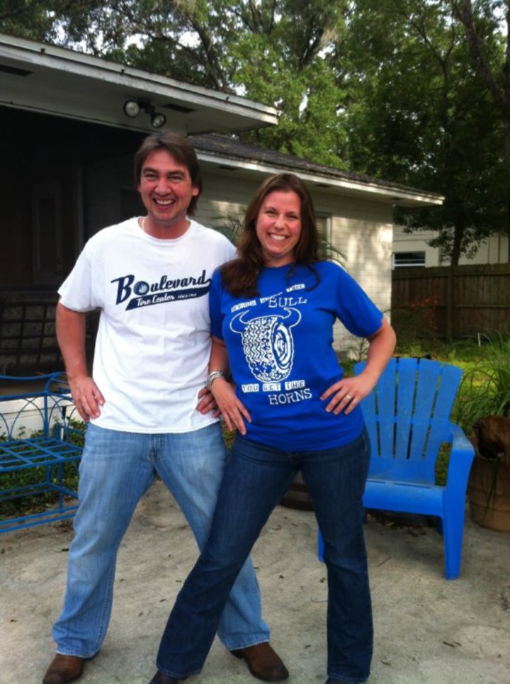 Grabbin' That Boulevard Bull By The Horns! T-Shirt Photo