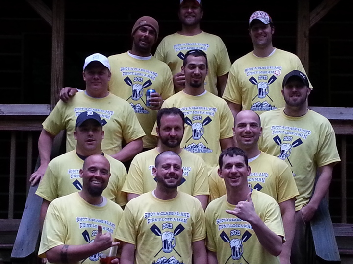 Class 5 Rapids   Team Boats And Bros T-Shirt Photo