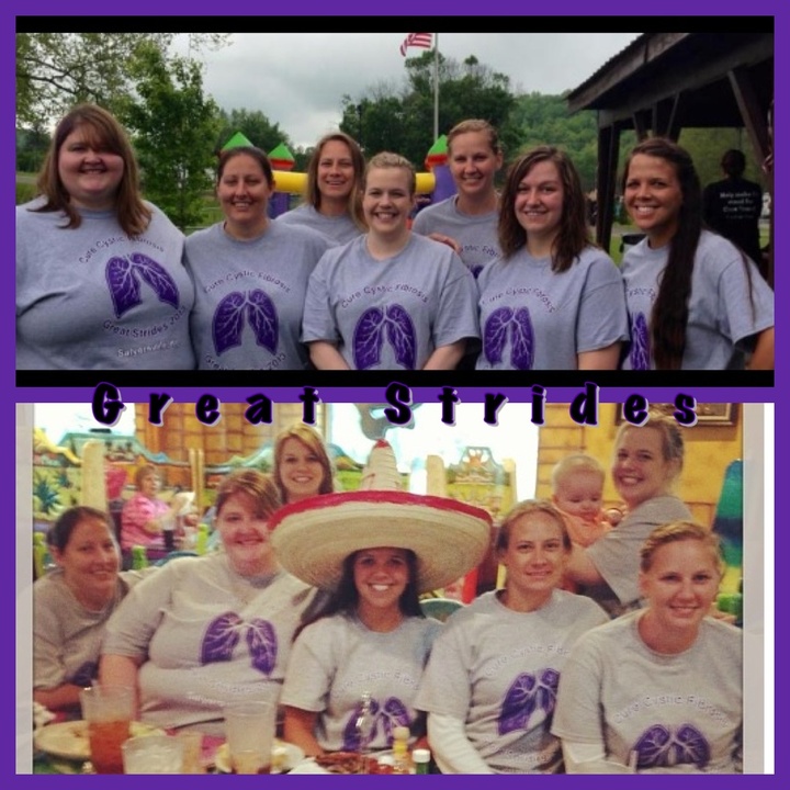 Great Strides For Cf!  T-Shirt Photo