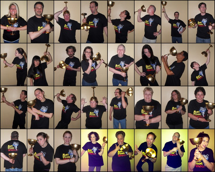 Spamalot Cast 2013 T-Shirt Photo
