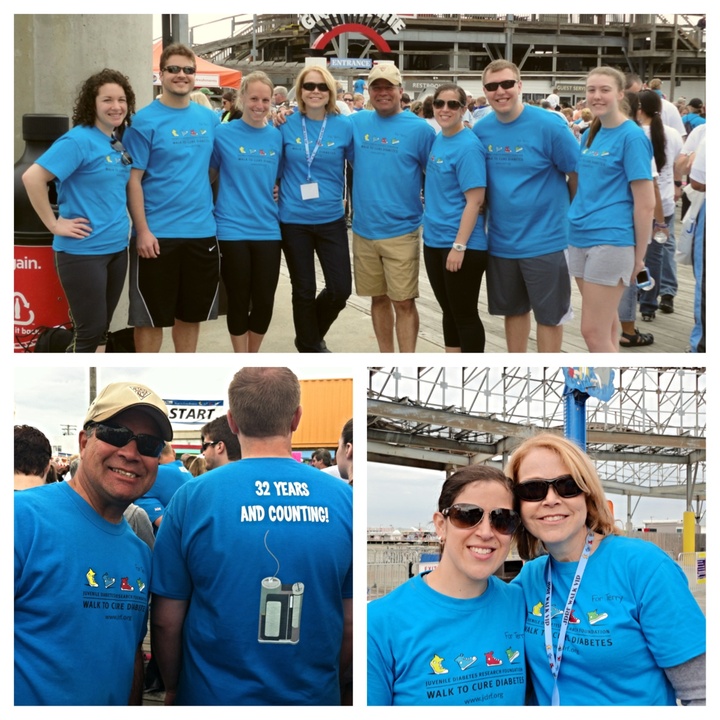 Team 32 Years And Counting! At Jdrf Walk To Cure Diabetes In Wildwood, Nj T-Shirt Photo