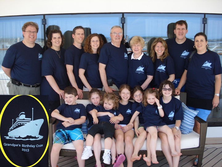 Grandpa's Birthday Cruise T-Shirt Photo