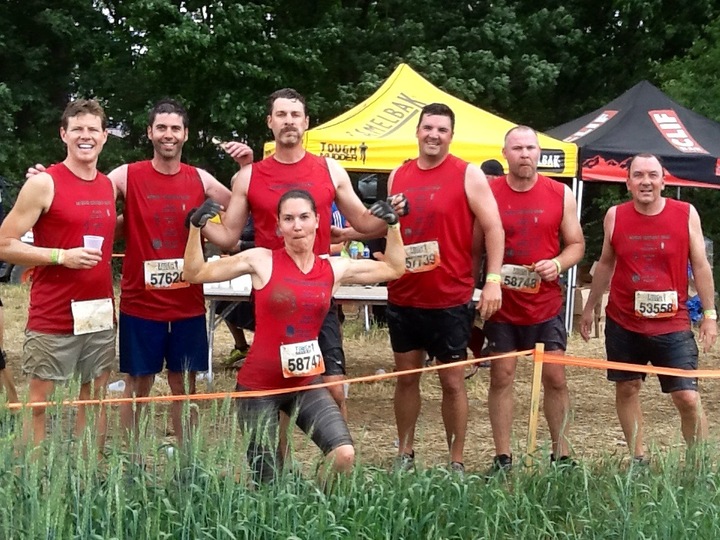 Refueling During Tough Mudder 2013 T-Shirt Photo