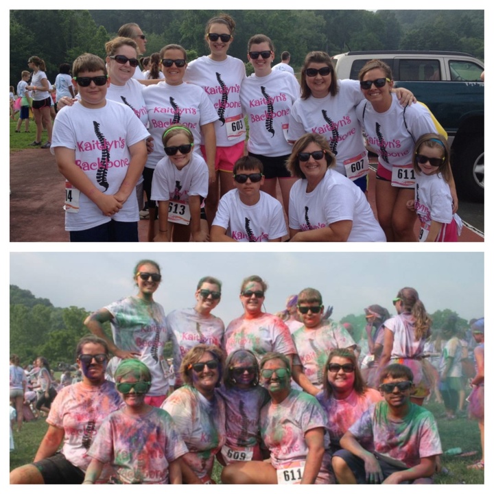 Color The Curve: Kaitlyn's Backbone T-Shirt Photo