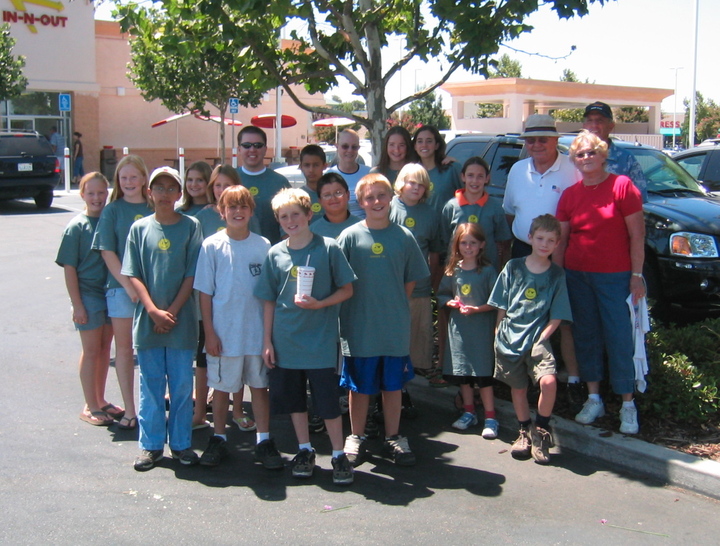 Lunch On The Way To Summer Camp (In N Out Burger) T-Shirt Photo