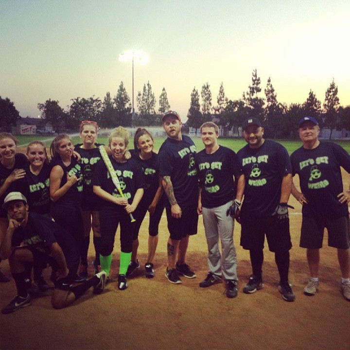 Let's Get Weird Softball Team T-Shirt Photo
