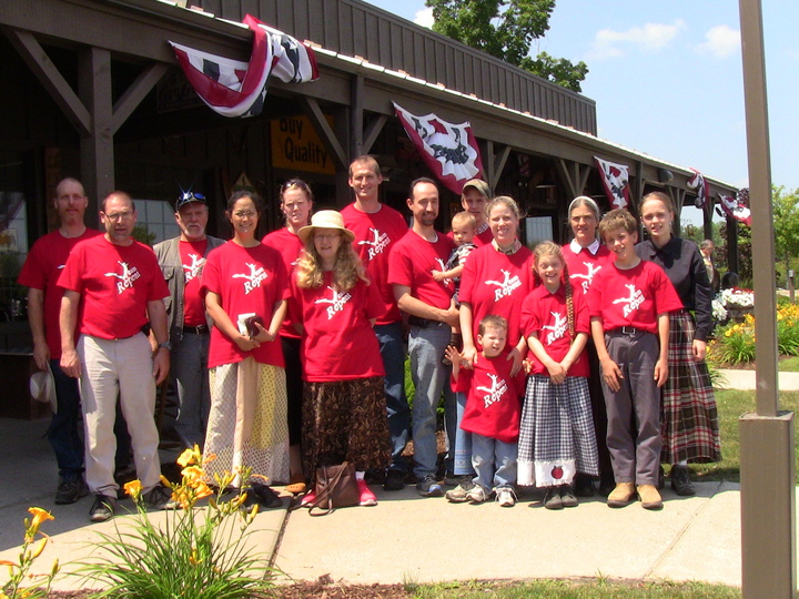 Team Repent After The Cherry Festival Grand Parade, Traverse City, Michigan July 6, 2013 T-Shirt Photo