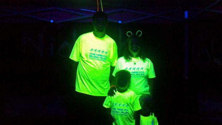 Blacklight Fun With Our Shirts T-Shirt Photo