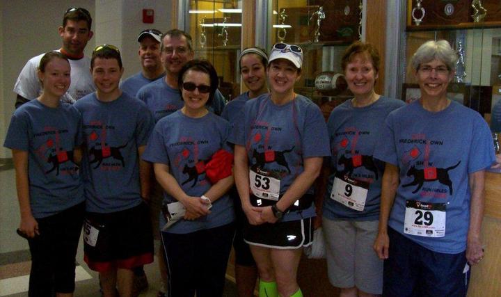 Team Snack  Run 5 Miles, Save 9 Lives T-Shirt Photo