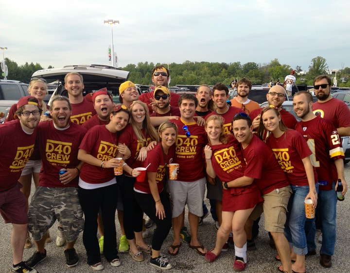 D40 Crew At Redskins Home Opener Tailgate! T-Shirt Photo