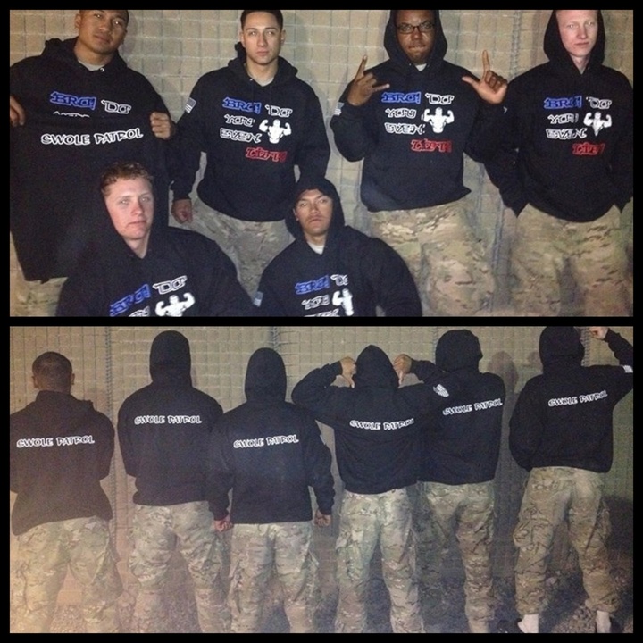 Swole Patrol Afghanistan T-Shirt Photo