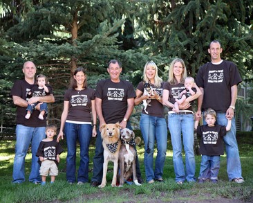 Grammy And Papa's Family Fun Camp T-Shirt Photo