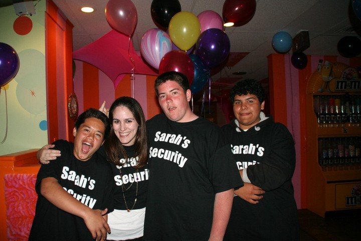 Security For Flirty Fourteen Party T-Shirt Photo