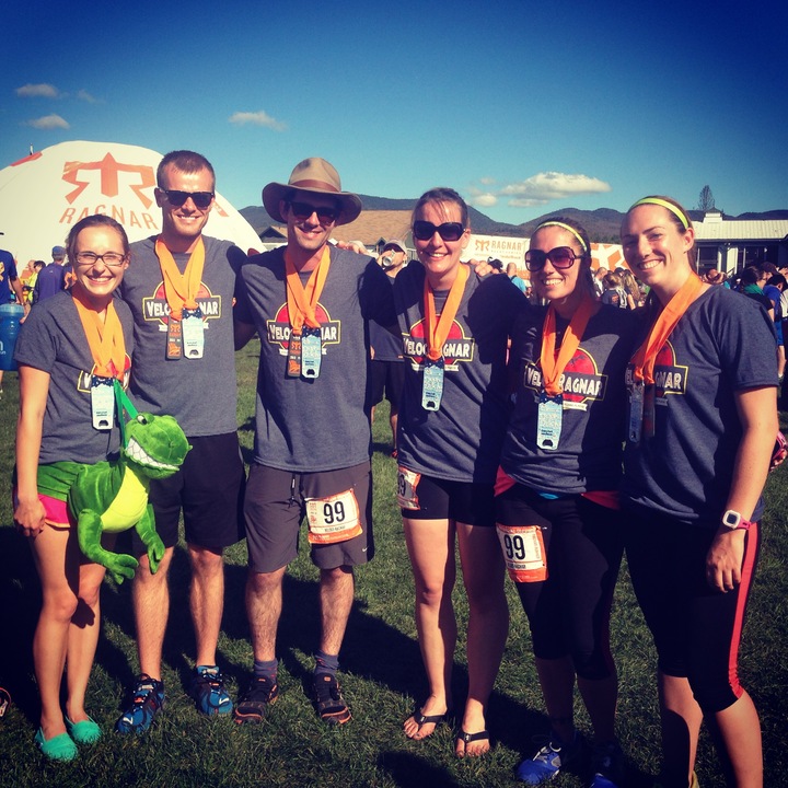 Dinosaurs Take On Ragnar Relay Adirondacks! T-Shirt Photo