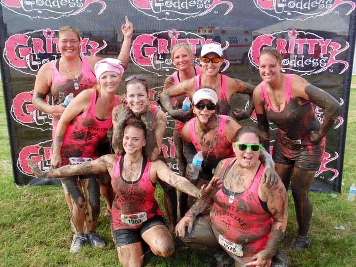 Dirty Medicine Finishes The Gritty Goddess 5 K Obstacle Course T-Shirt Photo