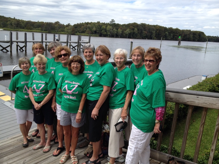 University Of Iowa Delta Zetas Reunite In Myrtle Beach  T-Shirt Photo