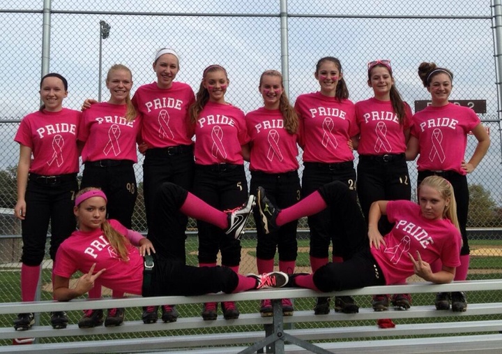Grayslake 15 U Pride Cancer Month T-Shirt Photo