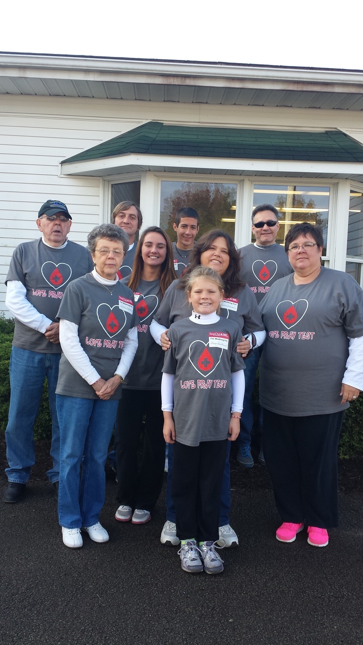 Love Pray Test T-Shirt Photo