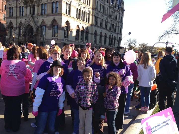Making Strides Against Breast Cancer T-Shirt Photo