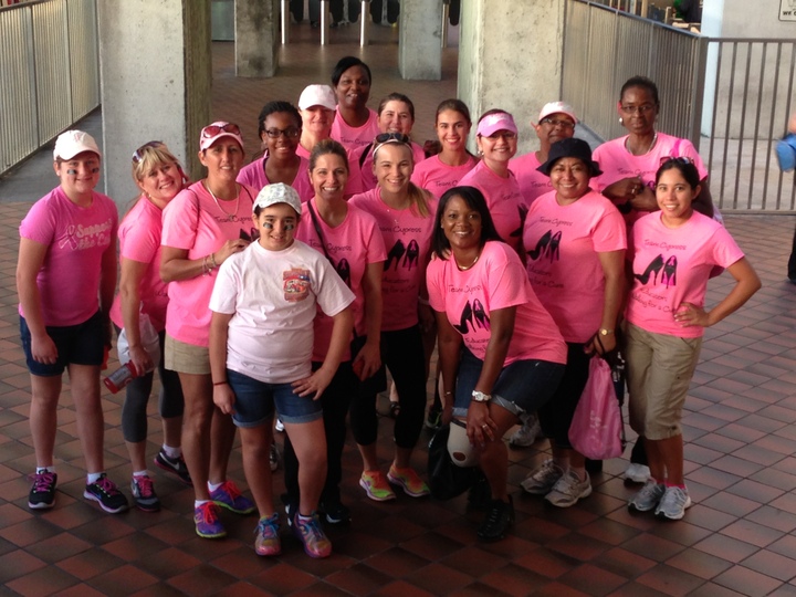Team Cypress: Educators Walking For A Cure T-Shirt Photo
