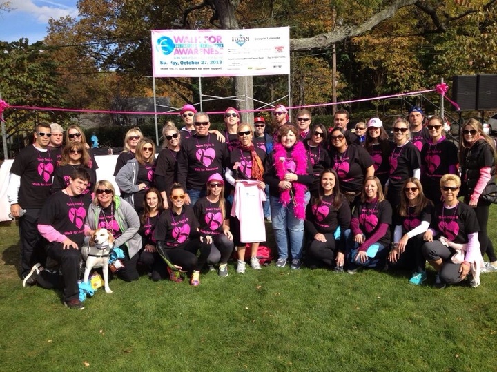 Belthoff's Boobies Brigade Walk For Awareness! T-Shirt Photo