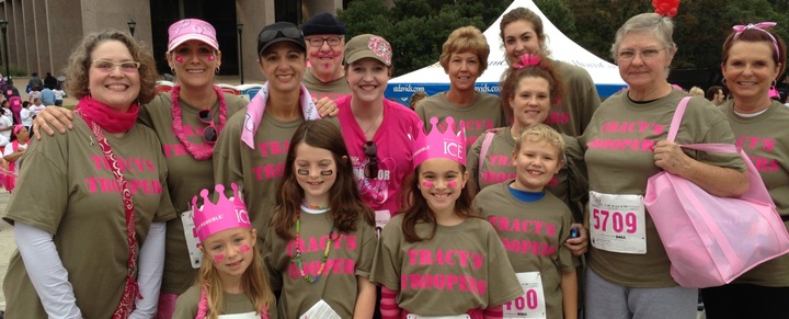 Tracy's Troopers Race For The Cure T-Shirt Photo