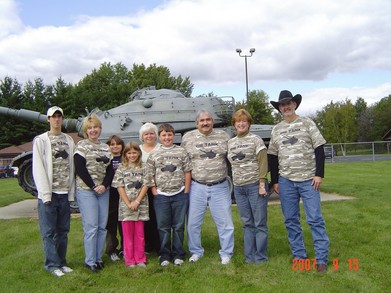 B R Tank At The Figure 8 Car Race. T-Shirt Photo