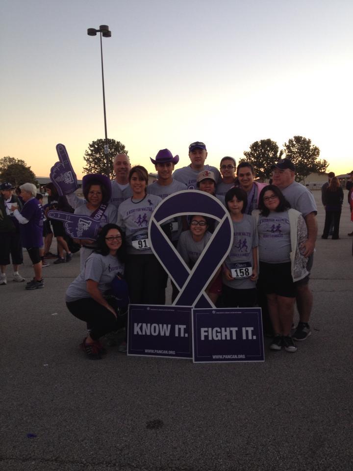 San Antonio Purple Stride Ribbon T-Shirt Photo