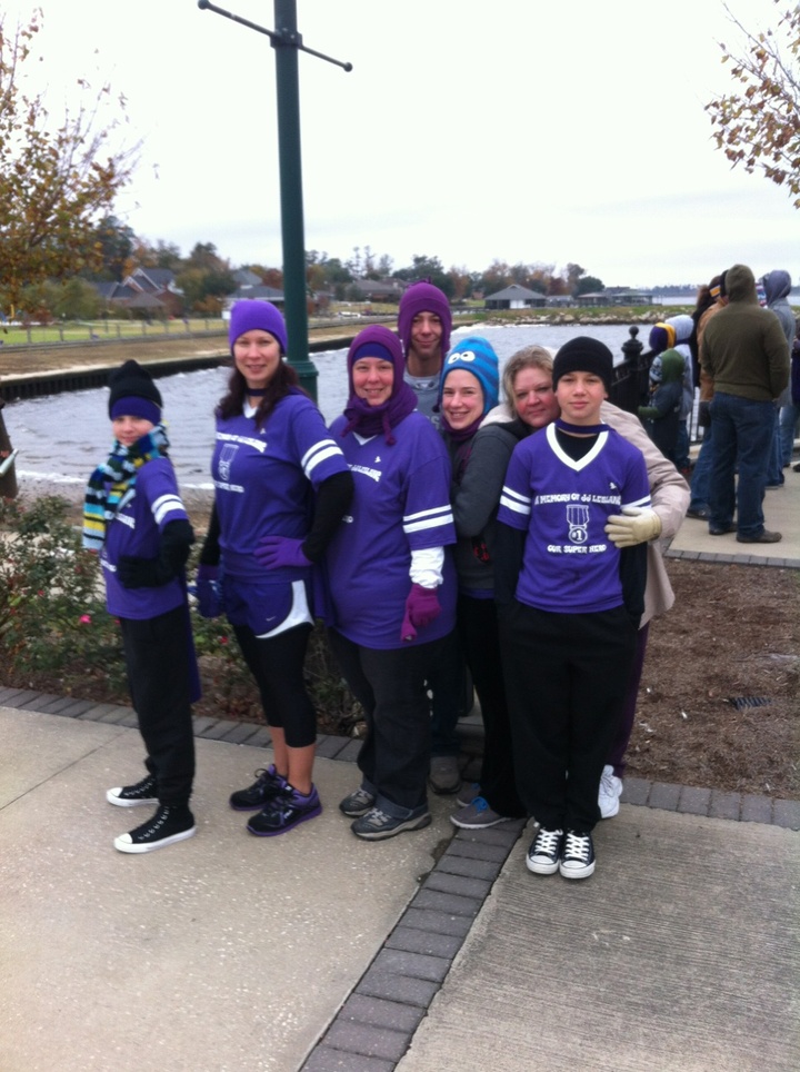 Freezing For A 5k T-Shirt Photo
