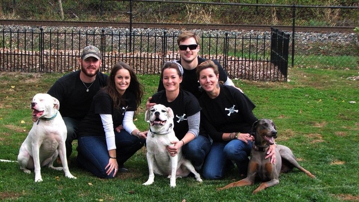 Stand With Angus Against Cancer!  T-Shirt Photo