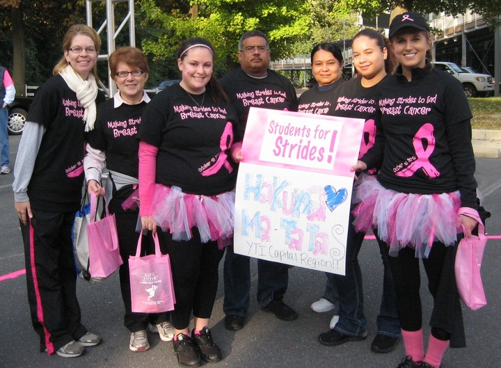 Making Strides Against Breast Cancer T-Shirt Photo