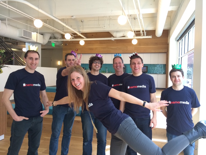 Celebrating Namo Media's First Birthday In Style  In Custom Shirts For The Team! T-Shirt Photo