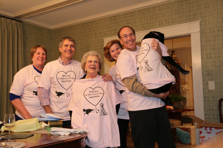 Martha's 90th Birthday Celebration With Family T-Shirt Photo