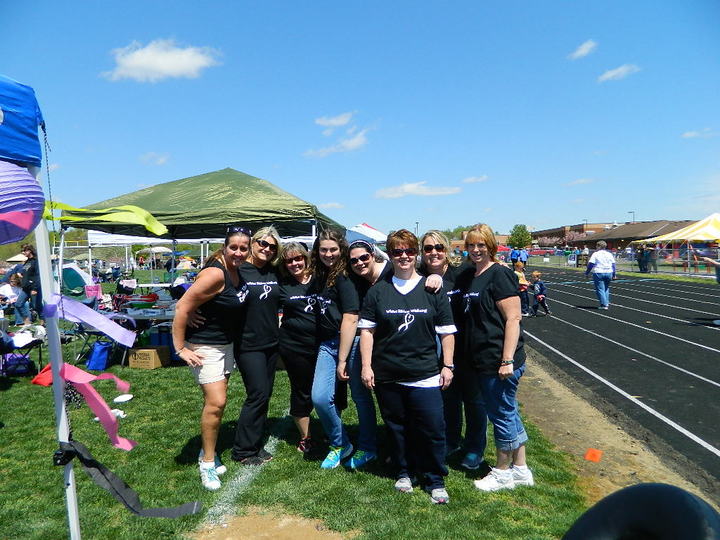 White Ribbon Walkers Team! T-Shirt Photo