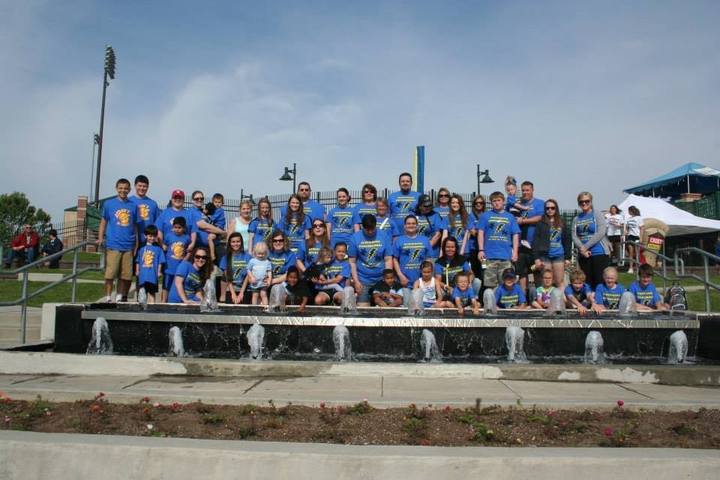 Schimming Superheroes Team Walking For Autism Awareness!  T-Shirt Photo