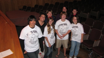Happy String Day Participants Show Off Their Stylish Tshirts T-Shirt Photo