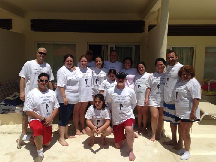 Family Before Destroying The Dress T-Shirt Photo
