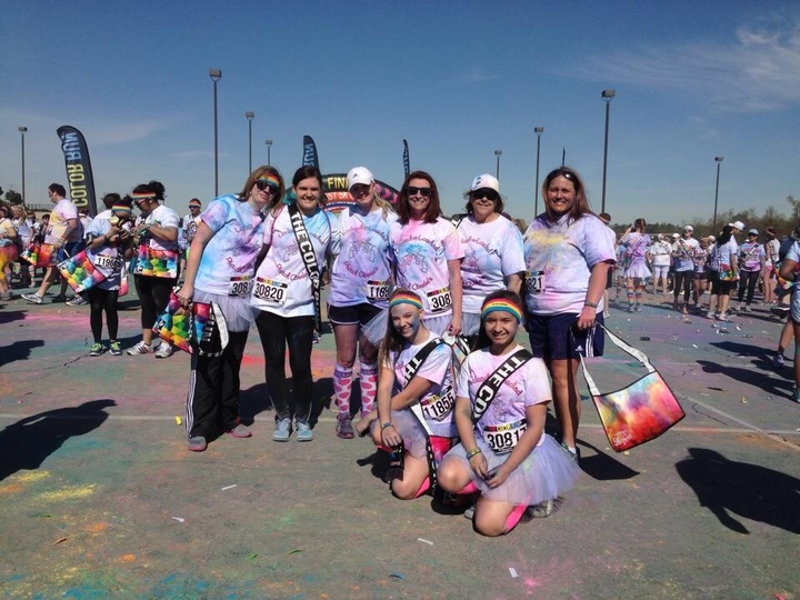 Fun At The Color Run! T-Shirt Photo