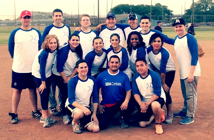 Bbva Compass Softball Team Spring 2014 T-Shirt Photo
