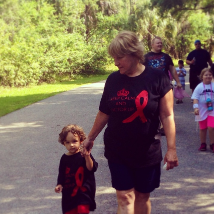 Eli Walking At The Hemowalk T-Shirt Photo