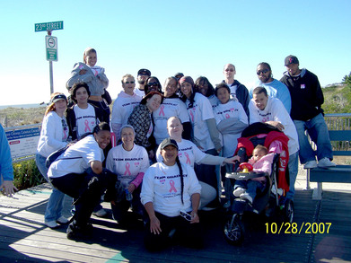 Team Bradley Making Strides Against Breast Cancer 2007 T-Shirt Photo