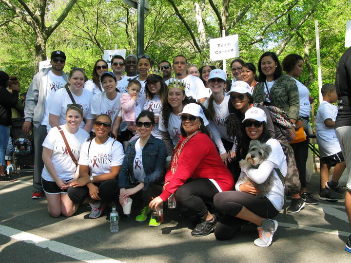 Team Carmen Aids Walk Ny 2014 T-Shirt Photo