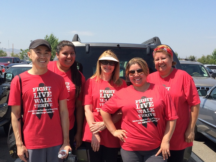 Aids Walk Orange County 2014 T-Shirt Photo