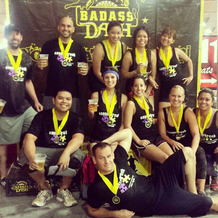 Badass Dash Supporting Autism Speaks & Team Sophia T-Shirt Photo