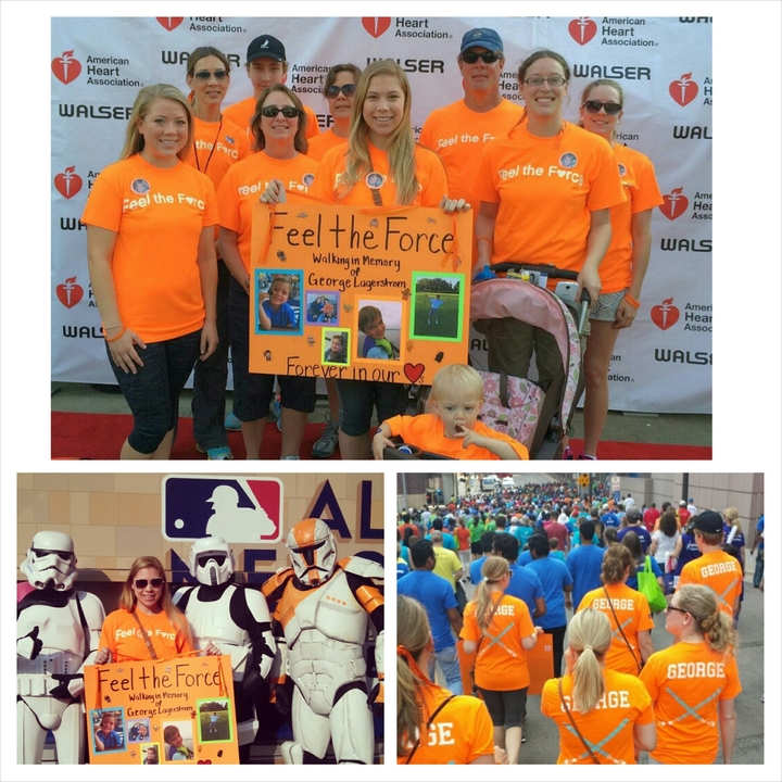 Feel The Force At Twin Cities Heart Walk T-Shirt Photo