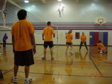 Ganglia Volleyball Team T-Shirt Photo